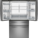 GE Profile™ Series  28.7 Cu. Ft. Smart Fingerprint Resistant 4-Door French-Door Refrigerator With Dual-Dispense AutoFill Pitcher   Model#:  PGE29BYTFS