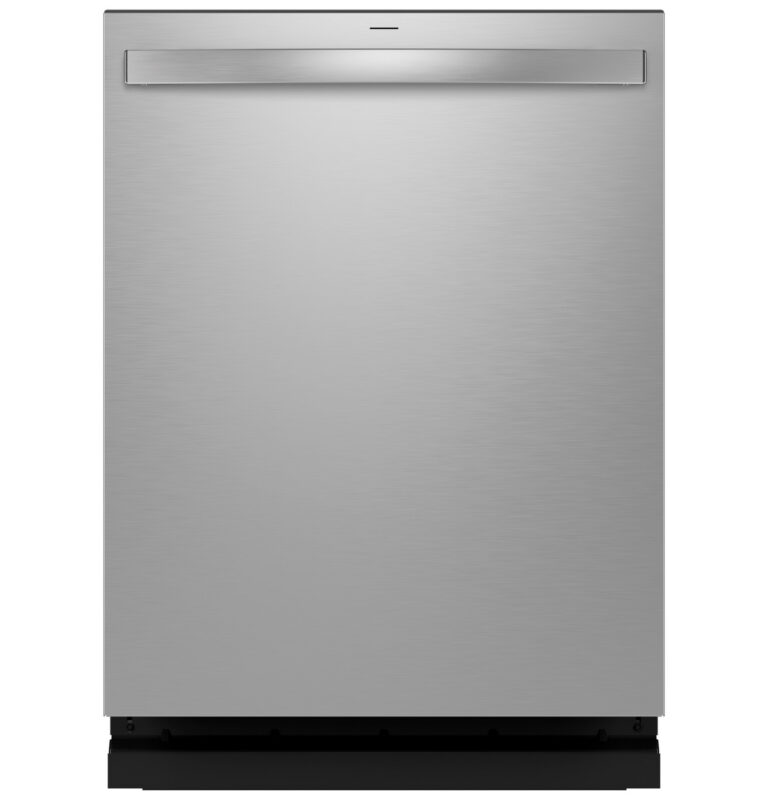 GE Profile™ ENERGY STAR® Fingerprint Resistant Top Control Stainless Interior Dishwasher with Microban™ Antimicrobial Technology with Sanitize Cycle Model #: PDT705SYWFS